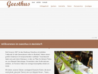 geesthus.de Webseite Vorschau