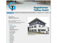 gegenfurtner-tiefbau.de Webseite Vorschau