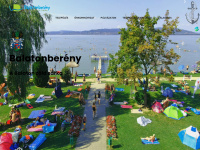 balatonbereny.hu Webseite Vorschau