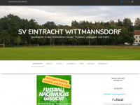 sv-eintracht-wittmannsdorf.de Webseite Vorschau