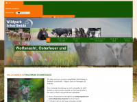 wildpark-schorfheide.de Webseite Vorschau