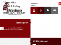 platformelements.com Webseite Vorschau