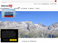 zillertal.net Webseite Vorschau