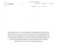 gehweg.ch Webseite Vorschau
