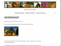 geissenhof.de Webseite Vorschau