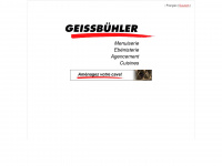 geissbuhler.ch Webseite Vorschau