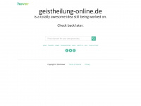Geistheilung-online.de