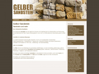 gelber-sandstein.de Webseite Vorschau