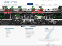 gematec.ch Webseite Vorschau
