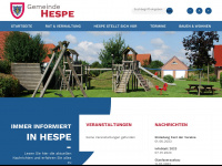 gemeinde-hespe.de Webseite Vorschau