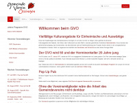 gemeindevereinossingen.ch Webseite Vorschau