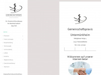 gemeinschaftspraxis-untermuenkheim.de Webseite Vorschau