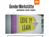 genderwerkstaette.at Webseite Vorschau