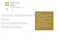generationenhaus-neubad.ch Webseite Vorschau