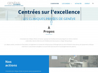 geneve-cliniques.ch Webseite Vorschau