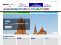 genevefamille.ch Webseite Vorschau