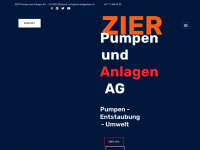 zier-anlagenbau.ch Webseite Vorschau