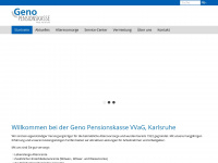 geno-pensionskasse.de Webseite Vorschau