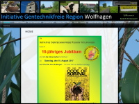 gentechnikfreies-wolfhagen.de Webseite Vorschau