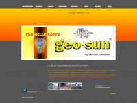 geo-sun.at Webseite Vorschau