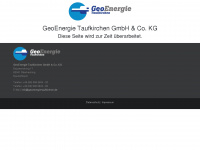 geoenergie-taufkirchen.de Webseite Vorschau