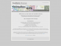 geomatrix-bremen.de Webseite Vorschau