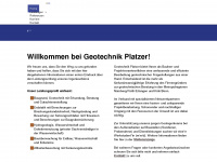 geotechnik-platzer.de Webseite Vorschau
