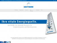 geotherm.ch Webseite Vorschau