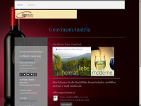 geovinum.at Webseite Vorschau