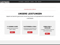gepard.ch Webseite Vorschau