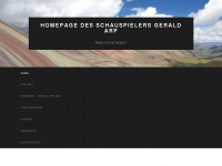 gerald-arp.de Webseite Vorschau