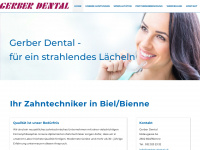 gerber-dental.ch Webseite Vorschau