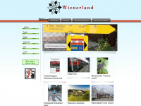 wienerland.at Webseite Vorschau