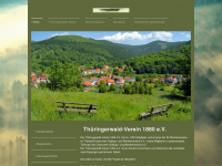 thueringerwaldverein.de Webseite Vorschau