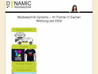 werbetechnik-dynamic.de Webseite Vorschau