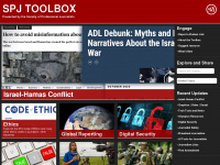 journaliststoolbox.org Webseite Vorschau