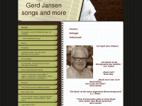 gerd-songs-and-more.de Webseite Vorschau
