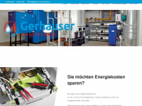 gerhauser-haustechnik.de Webseite Vorschau