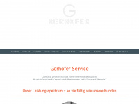 gerhofer-service.de Webseite Vorschau