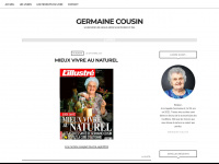 germainecousin.ch Webseite Vorschau