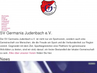 germania-judenbach.de Webseite Vorschau