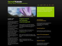 gernot-kahofer.at Webseite Vorschau