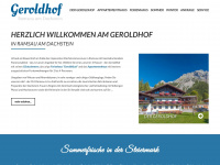 geroldhof.at Webseite Vorschau
