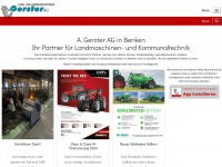 gerster-landtechnik.ch Webseite Vorschau