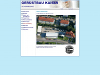 geruestbau-kaiser-biw.de Webseite Vorschau