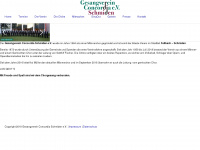 gesangverein-concordia-schmiden.de Webseite Vorschau