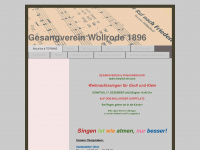 gesangverein-wollrode-1896.de Webseite Vorschau