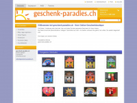 geschenk-paradies.ch Webseite Vorschau