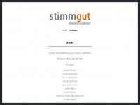 stimmgut.com Webseite Vorschau