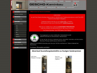 gescho-kaminbau.de Webseite Vorschau